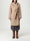 Max Mara Studio Coat In Brown