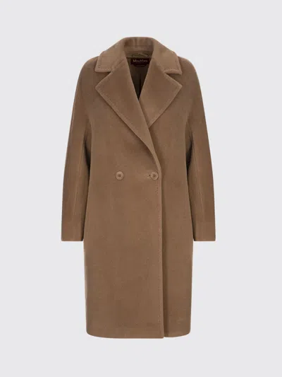 Max Mara Studio Tokio Double Breasted Coat In Green