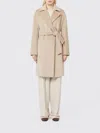 Max Mara Coat Woman  Studio In Metallic