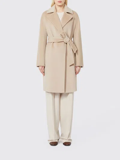 Max Mara Coat Woman  Studio In Metallic