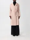 Max Mara Studio Coat In Pink