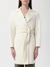 Max Mara Cles Coat In White