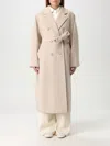 Max Mara Coat Woman Sand In Cream