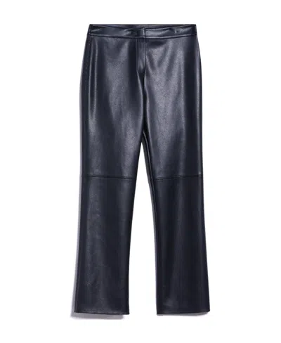 Max Mara Coating Effect Casual Pants In Black
