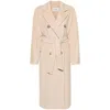 Max Mara Women Wool Long Coat In Neutral