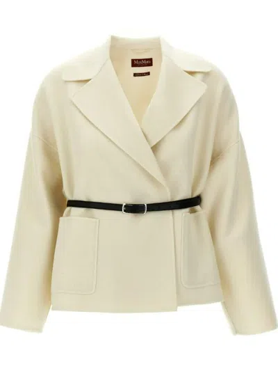Max Mara Coats In Neutral