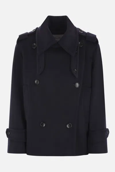 Max Mara Coats In Blue
