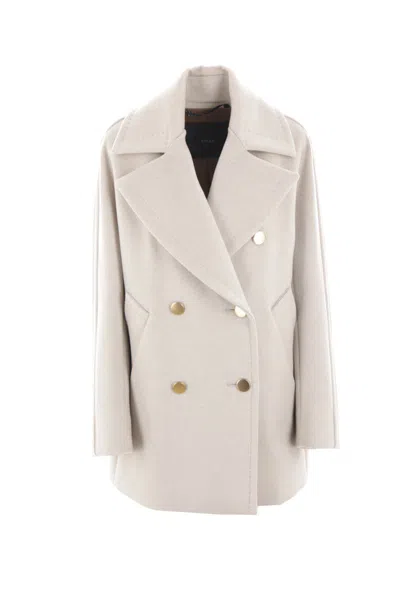 Max Mara Coats In Neutral