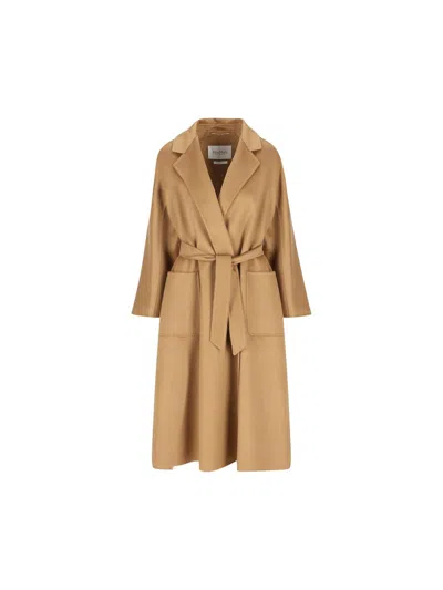 Max Mara Coats In Gold