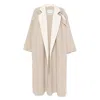 Max Mara Wool Blend Coat Lapel Contrasting