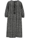 Max Mara Embroidered Wool Blend Coat With Jewel Embellishments