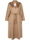 Max Mara Ludmilla Double Face Cashmere Coat In Brown
