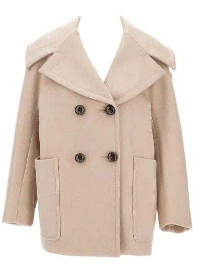 Max Mara Coats And Coats In Sand