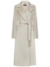Max Mara Studio Coat In Beige