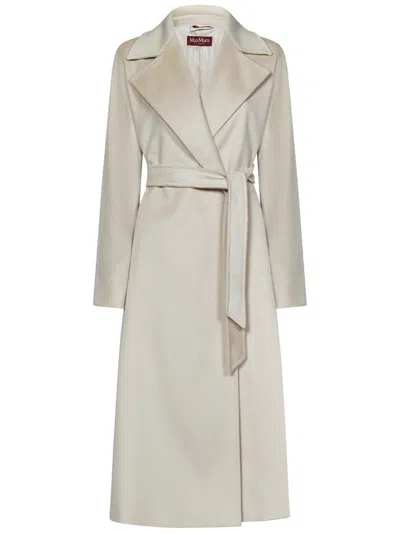 Max Mara Studio Coat In Beige