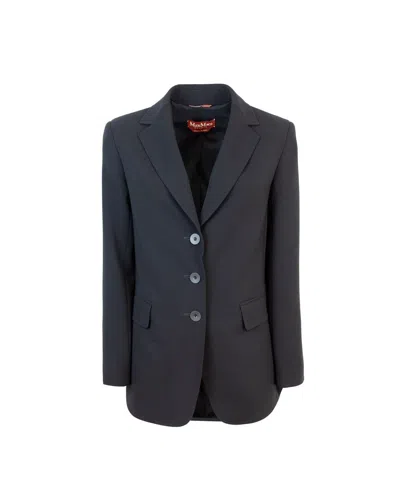 Max Mara Studio Jacket In Black