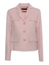 Max Mara Studio Jacket In Pink