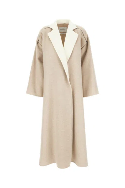 Max Mara Coats In Beige