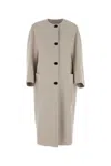 Max Mara Cappotto Album1234 In Cashmere Sabbia Donna In Beige O Tan