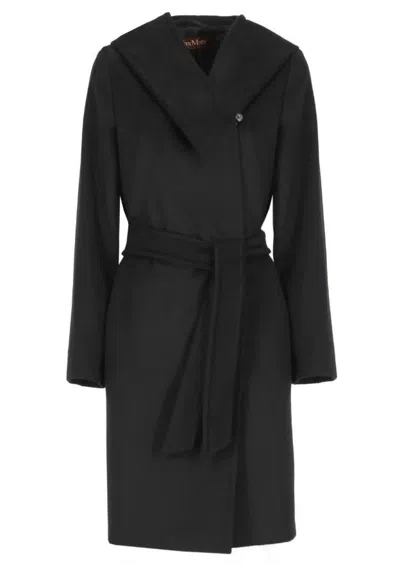 Max Mara Coats In Black