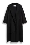 Max Mara Iconic Ludmilla Cashmere Coat With Kimono Sleeves In Black