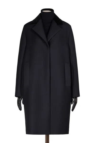 Max Mara Coats In Black