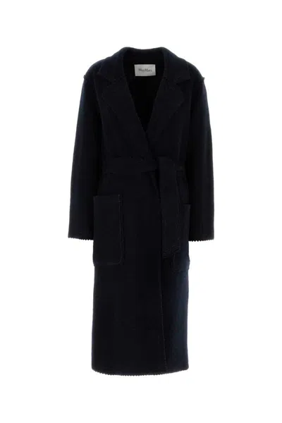 Max Mara Coats In Blue