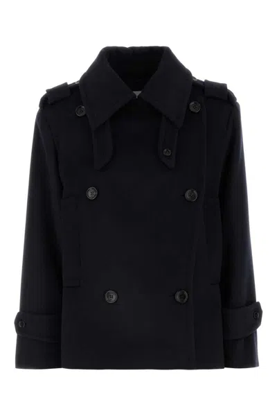 Max Mara Coats In Blue