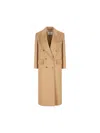 Max Mara Fungo Wool Coat In Brown