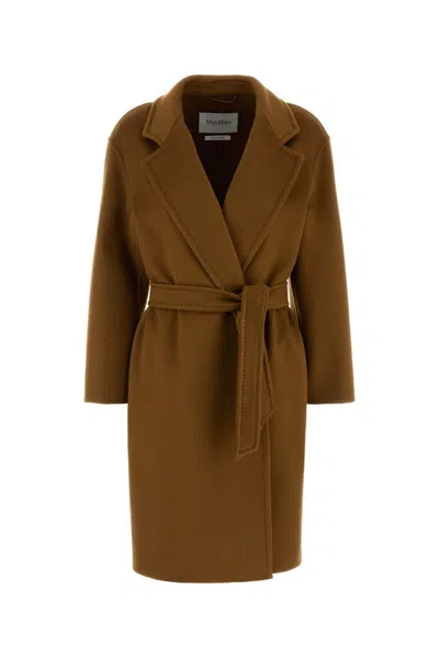 Max Mara Coats In Brown