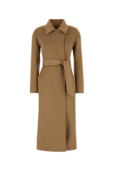 Max Mara Coats In Brown