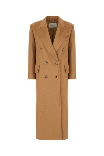 Max Mara Coats In Brown