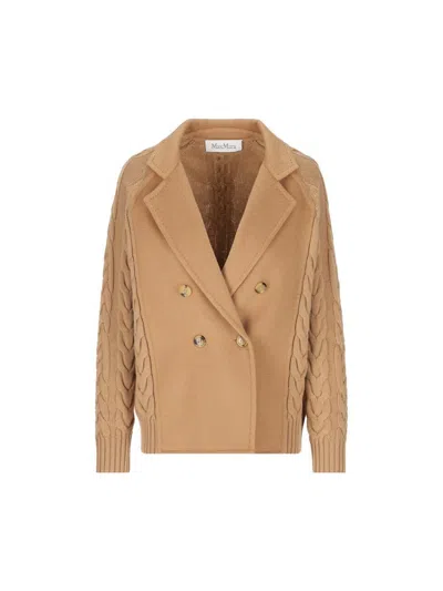 Max Mara Coats In Brown