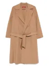 Max Mara Milano Camel Coat In Brown