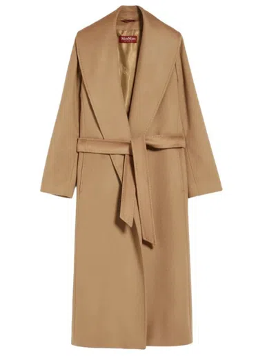 Max Mara Coats In Brown