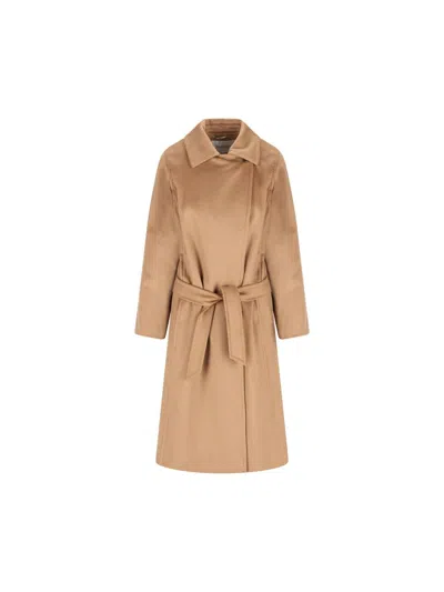 Max Mara Coats In Brown