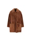 Max Mara Coats In Brown