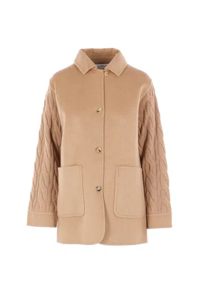 Max Mara Coats In Brown