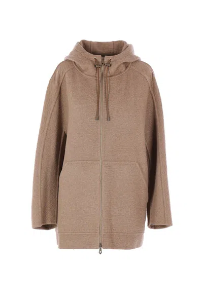 Max Mara Coats In Brown
