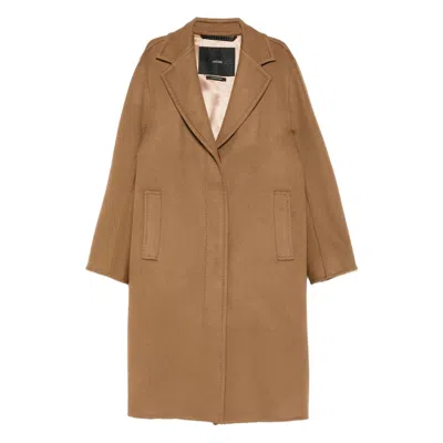 MAX MARA COATS BROWN