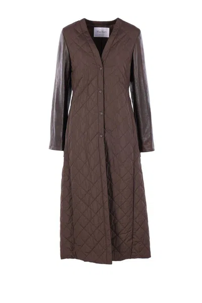 Max Mara Coats In Brown