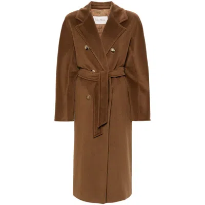 Max Mara Coats In Brown