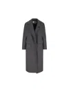 Max Mara Asburgo1234 Wool And Cashmere Coat In Gray