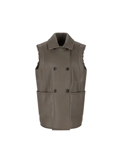Max Mara Coats In Gray
