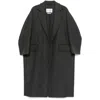 Max Mara Coats Gray In Black