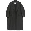Max Mara Virgin Wool-blend Coat In Grey