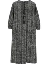 Max Mara Embroidered Wool Blend Coat With Jewel Embellishments In Multicolor