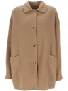 Max Mara Aldo Jacquard Short Coat In Multicolor