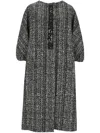 Max Mara Embroidered Wool Blend Coat With Jewel Embellishments In Multicolor