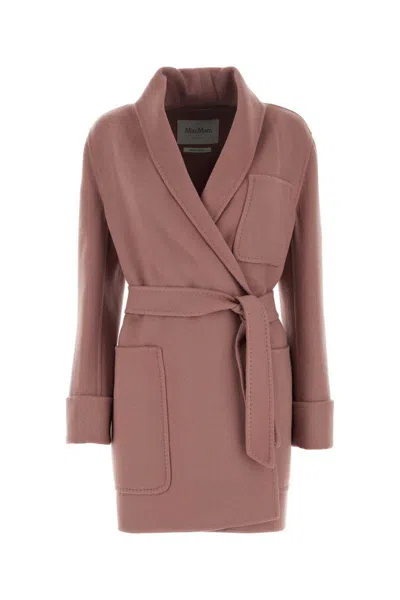 Max Mara Coats In Pink